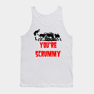 You Are Scrummy Funny Rugby Valentine Tank Top